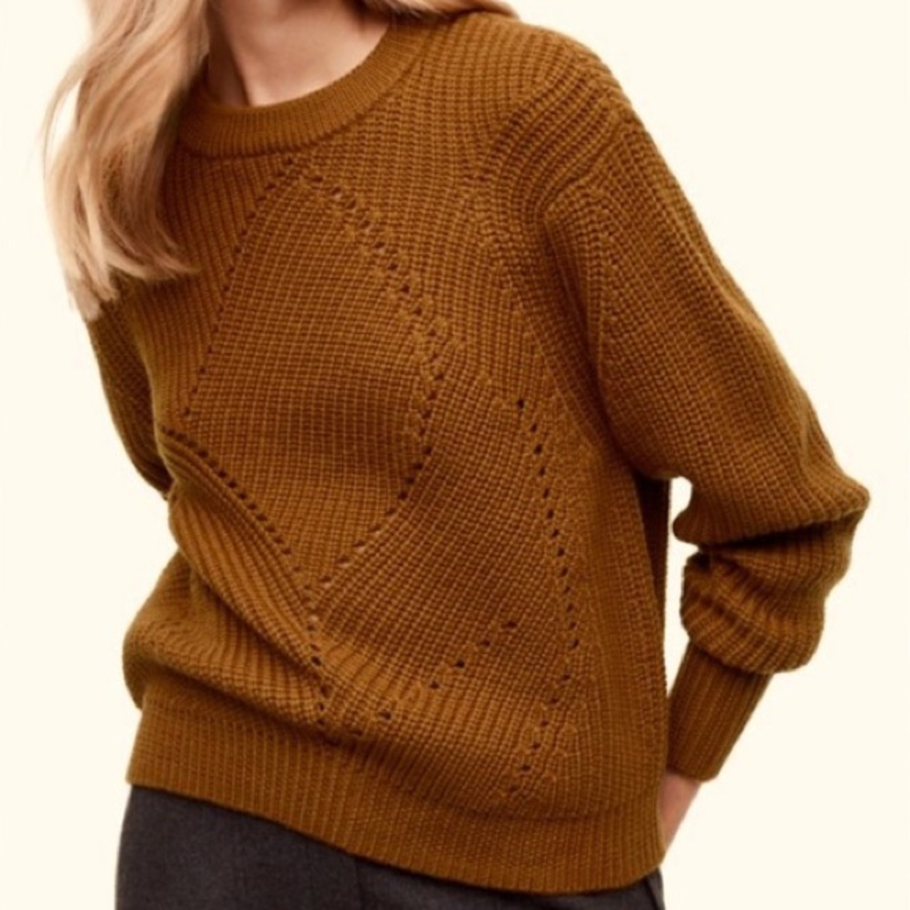 Aritzia Wilfred Serment Merino Wool Sweater